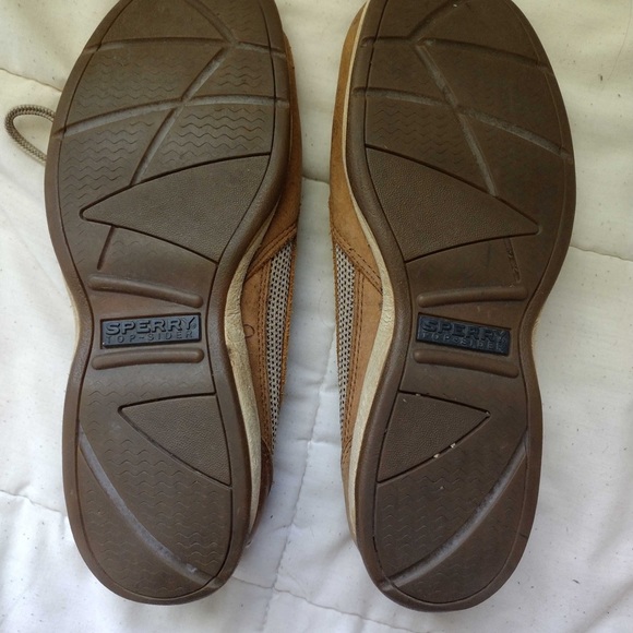 Classic brown leather sperry shoe size w8 - Picture 6 of 6
